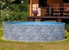 Basen kanadyjski Miami 4,6x1,2m STONE - Zestaw